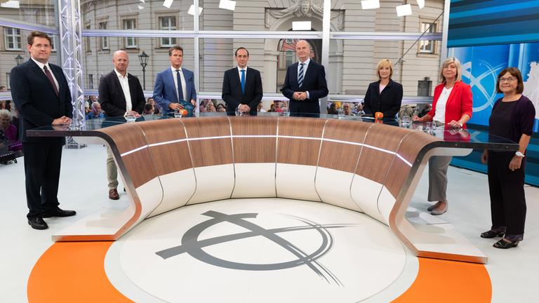 TV-Runde im ZDF zur Landtagswahl in Brandenburg