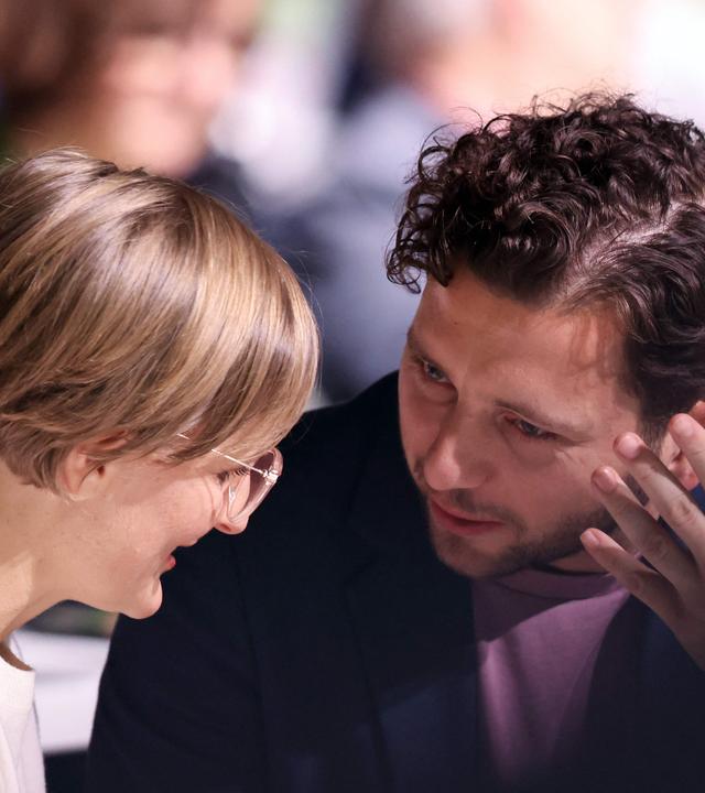 Neu gewähltes grüne Spitzenduo: Franziska Brantner und Felix Banaszak