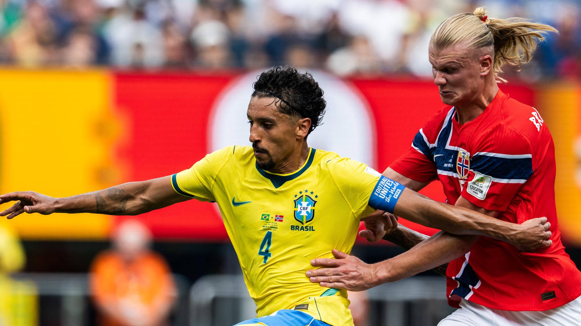 Marquinhos und Erling Braut Haaland am 05.07.26