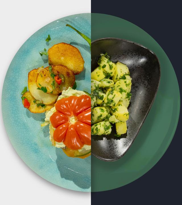 Bratkartoffeln vs. Petersilien-Kartoffeln