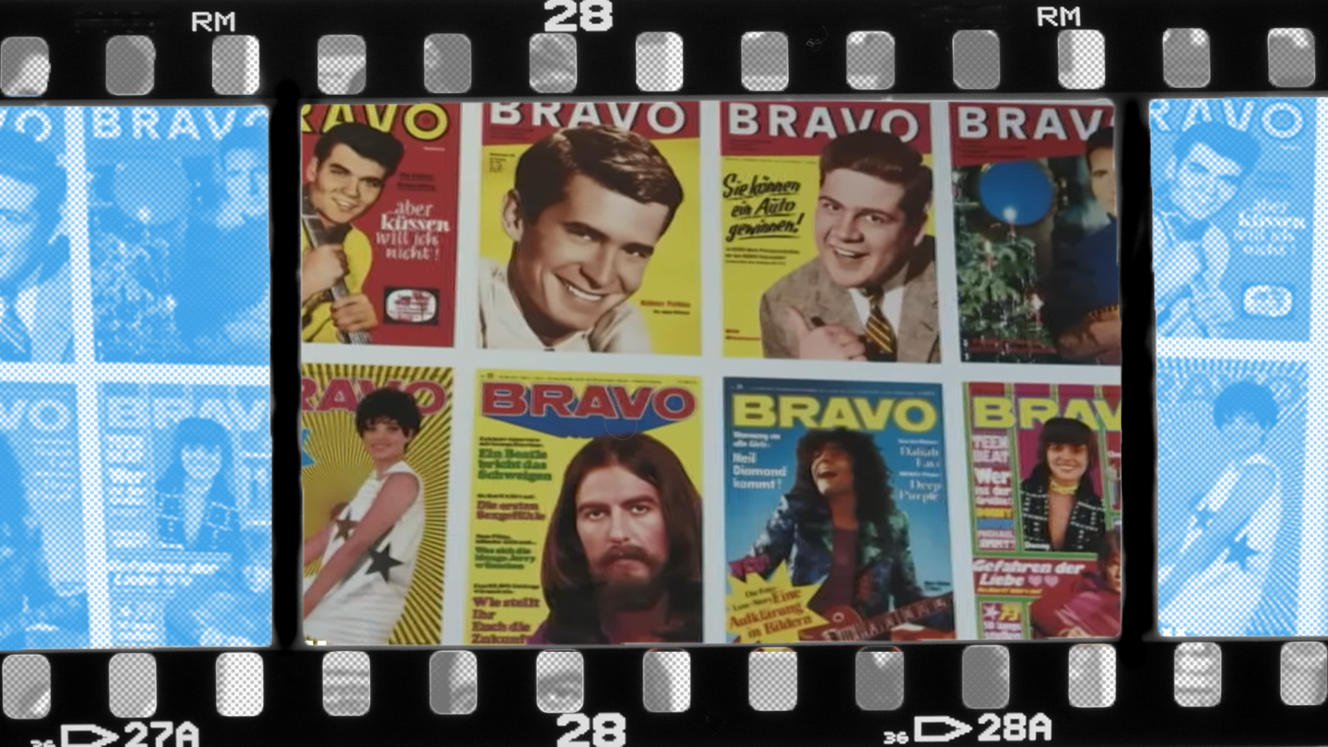 Viele Bravo Zeitschriften nebeneinander 