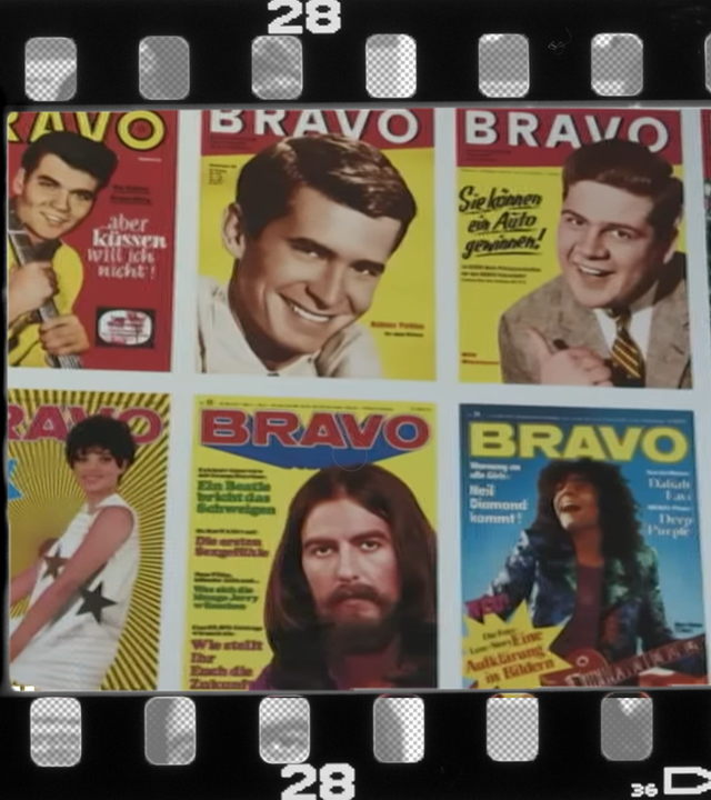 Viele Bravo Zeitschriften nebeneinander 