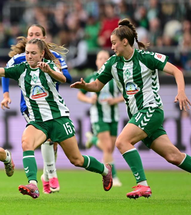 Werder Bremens Fußballerinnen gewinnen das Nordderby gegen den HSV