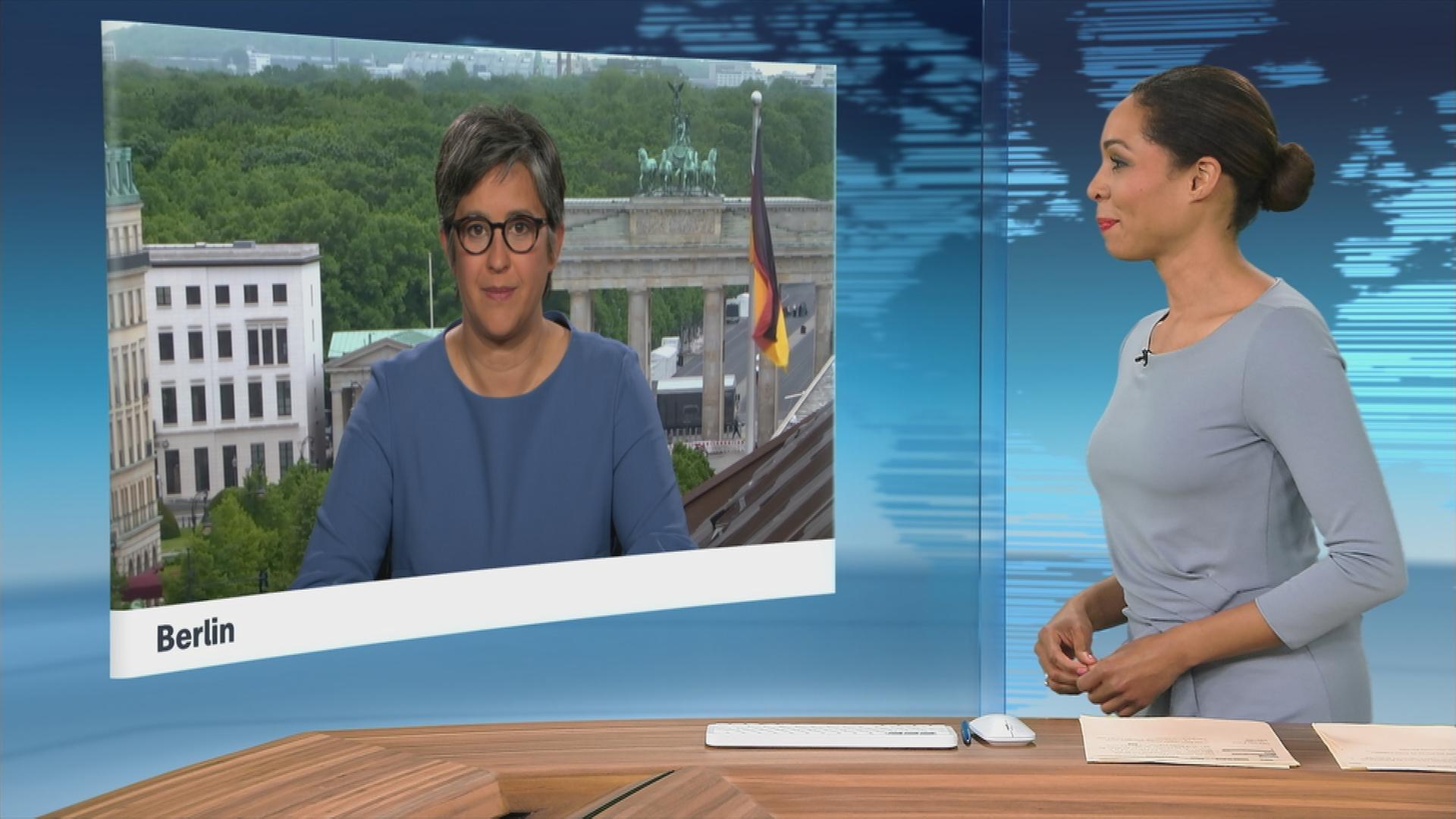 ZDF-Korrespondentin Shakuntala Banerjee berichtet in Berlin.