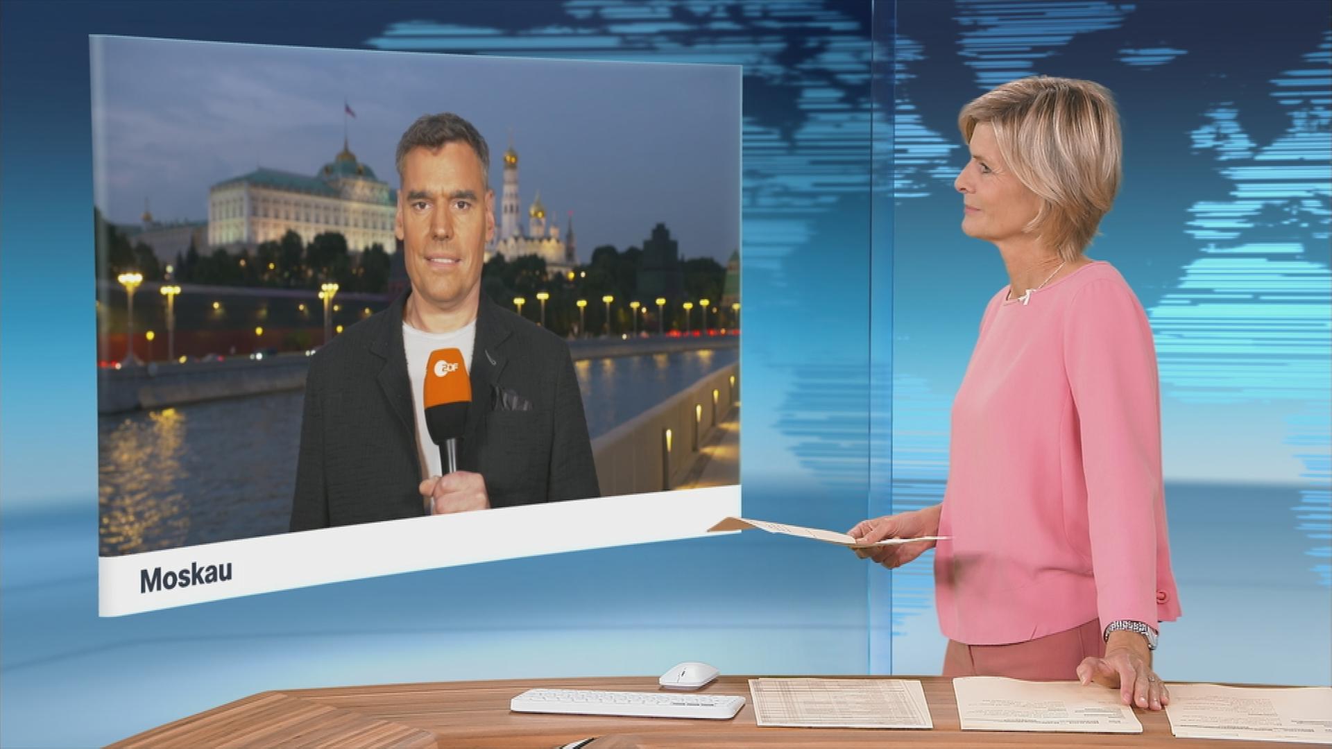 ZDF-Korrespondent Armin Coerper berichtet aus Moskau.