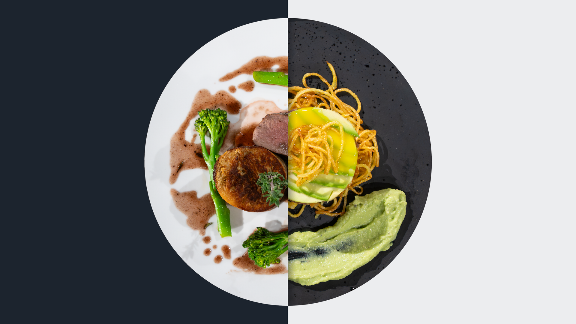 Brioche-Serviettenknödel vs. Beef tartare