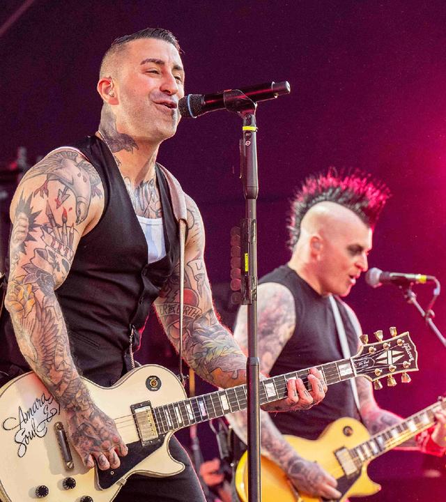 Die deutsche Punkband "Broilers".