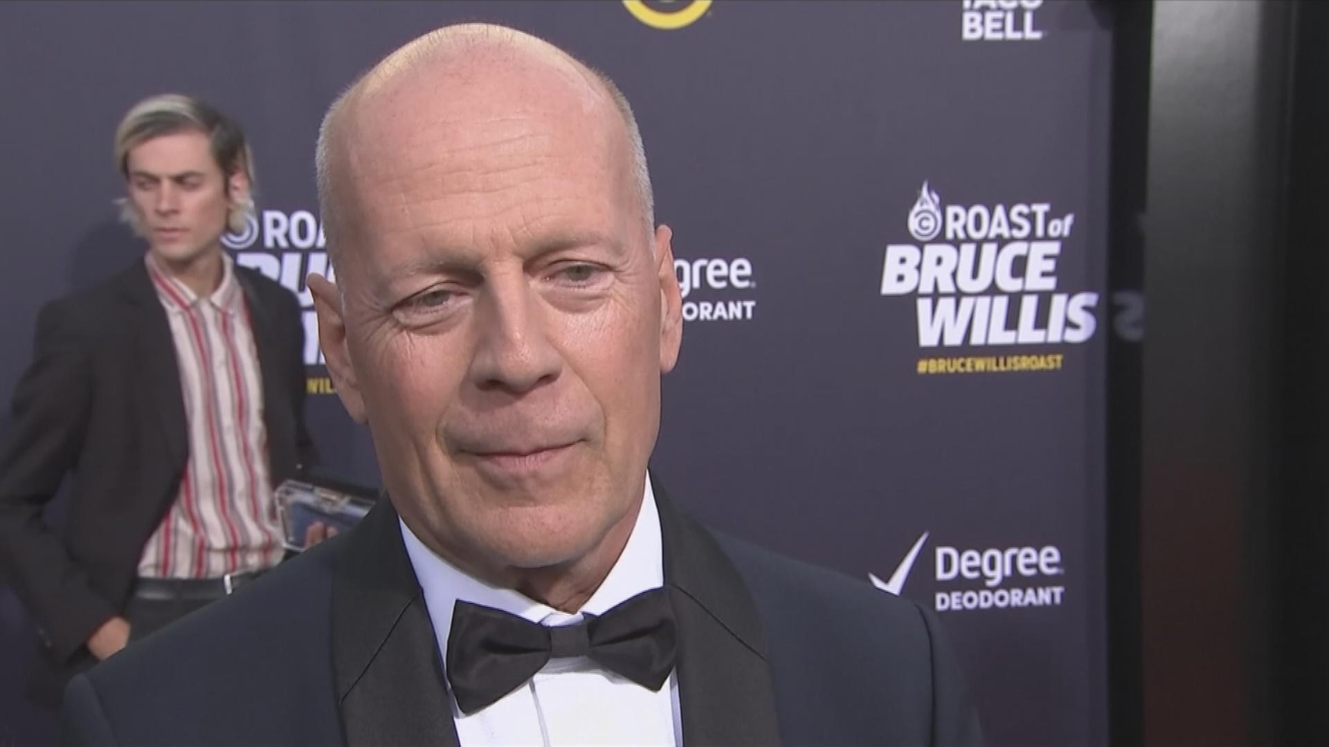 Bruce Willis auf einer Gala