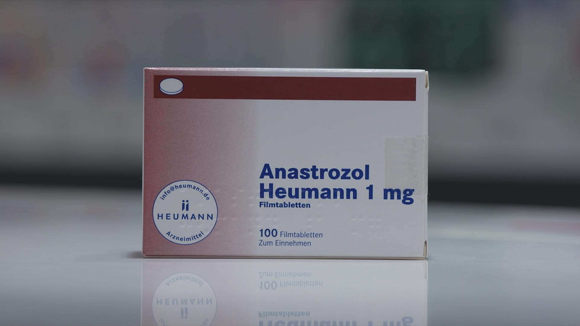 Das Medikament Anastrozol zur Bekämpfung von Brustkrebs.