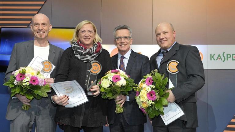 Manfred Berger, Manuela Droste, Dr. Thomas de Maizi�re, Michael Di�mer