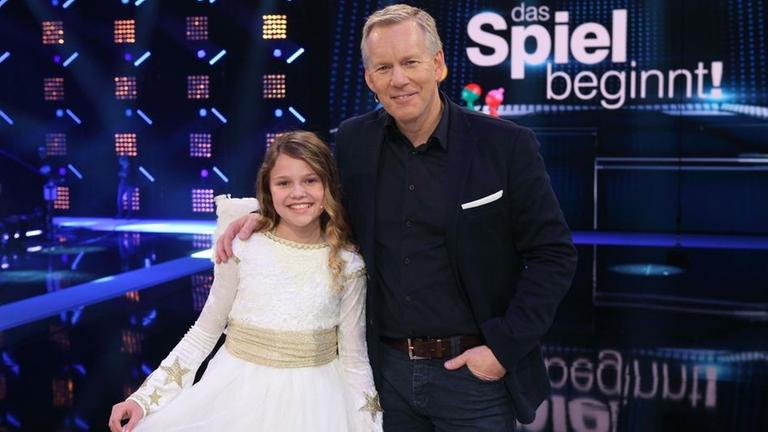 Johannes B. Kerner und seine Co-Moderatorin Faye Montana.