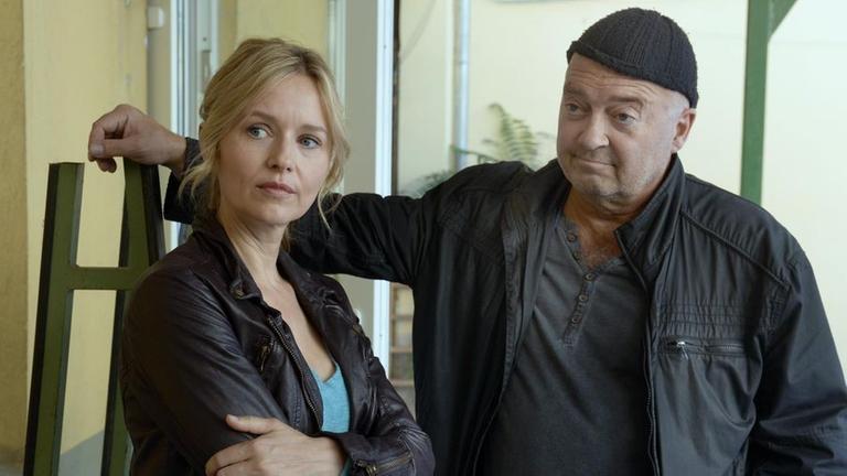 Otto Garber mit seiner neuen Kollegin Linett Wachow