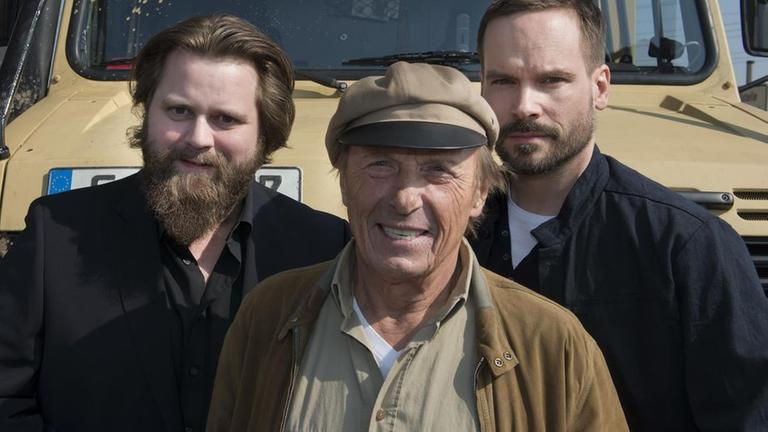 Benni Hornberg (Antoine Monot, Jr. - l.), Josef Matula (Claus Theo G�rtner, m.), Leo Oswald (Wanja Mues, r.)