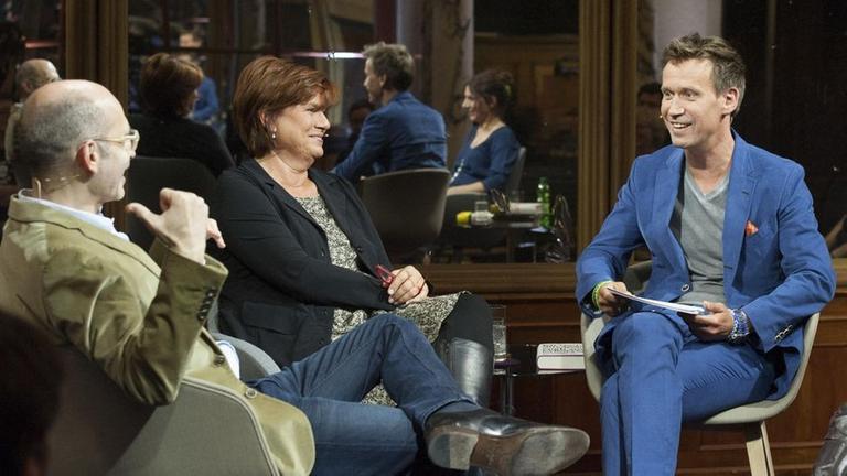 "Das Literarische Quartett": von links nach recht: Maxim Biller, Christine Westermann, Volker Weidermann.