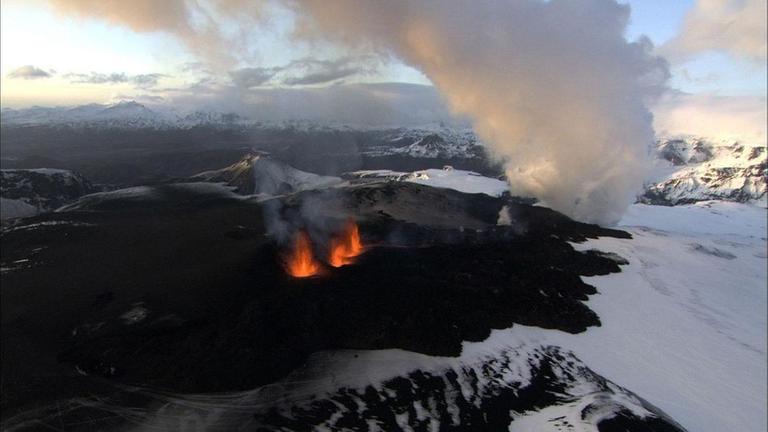 Vulkan Eyjafjallajökull bei Island