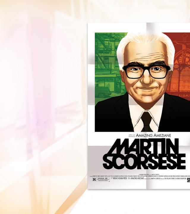 Auf dem Cover des Buches sieht man die Illustration eines älteren Mannes, der eine Brille trägt.