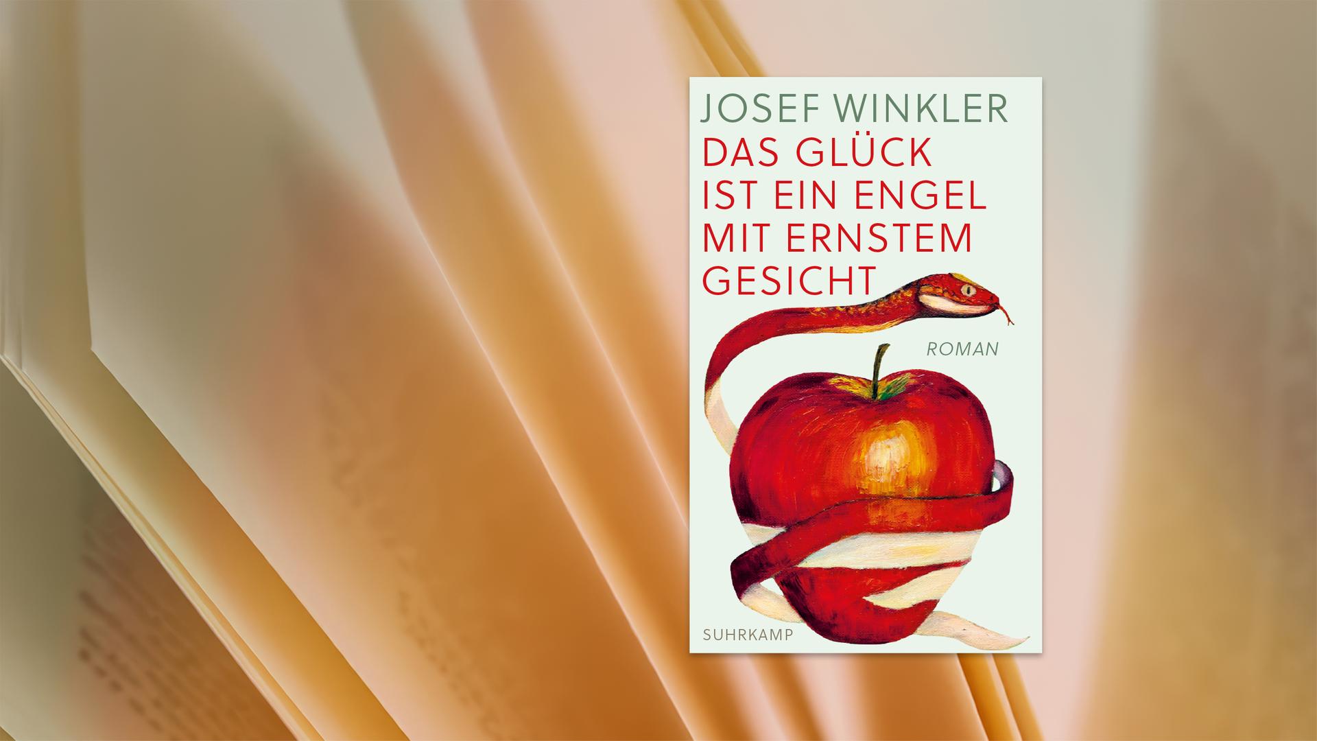 Auf dem Cover des Buches sieht man die Illustration eines Apfels aus dessen Schale eine Schlange entsteht.