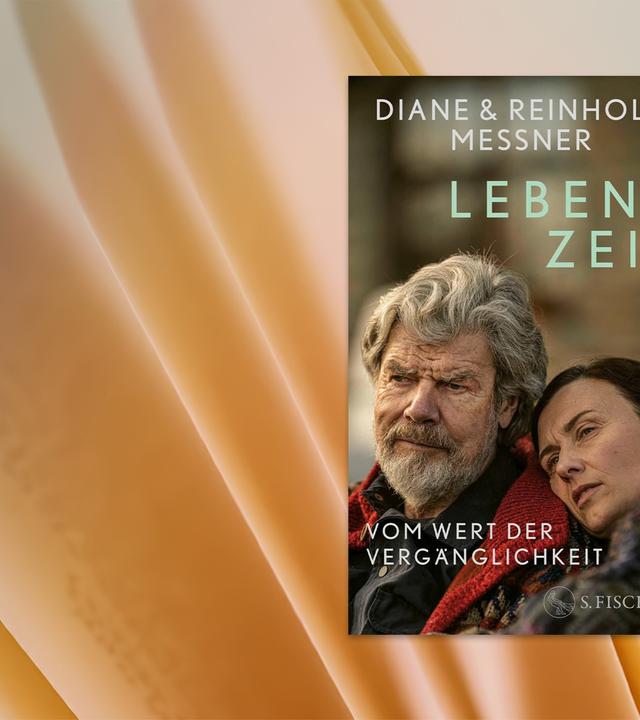 Auf dem Cover des Buches sieht man einen älteren Mann mit Bart und eine brünette Frau.