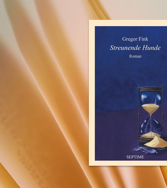 Auf dem Cover des Buches sieht man eine Sanduhr vor blauem Hintergrund.