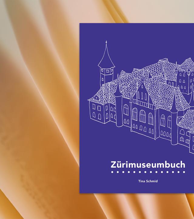 Auf dem Cover des Buches sieht man die weiße Radierung eines Hauses vor blauem Hintergrund.