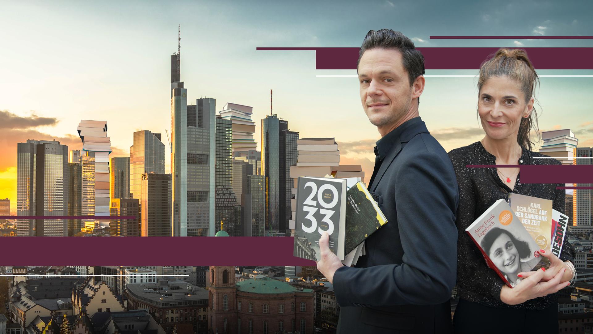 Katty Salié und Jo Schück auf der Frankfurter Buchmesse 2025