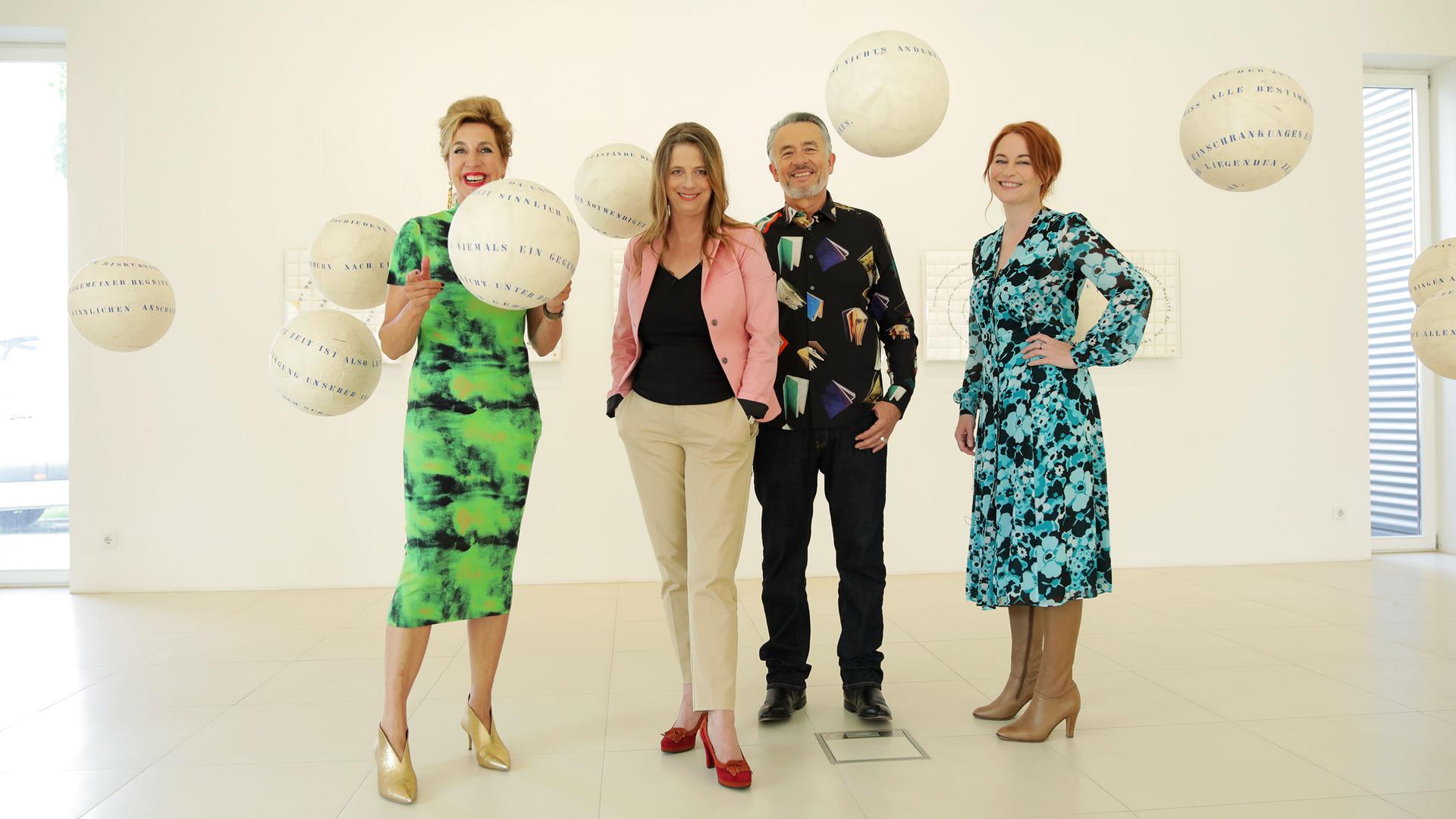 Barbara Vinken, Sandra Kegel, Gert Scobel und Katrin Schumacher