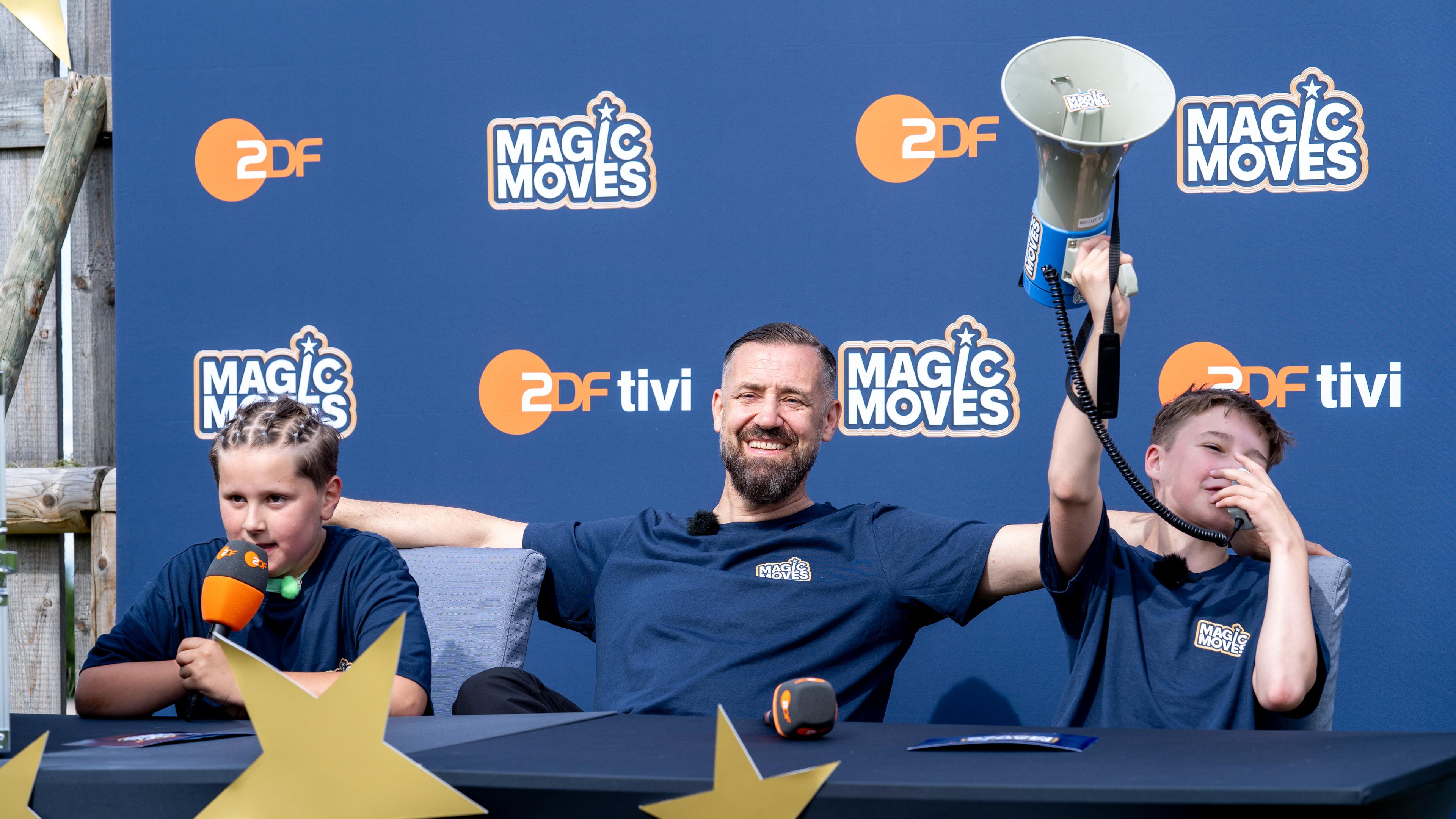 Mit Bürger Lars Dietrich wird es für die Kinder sportlich