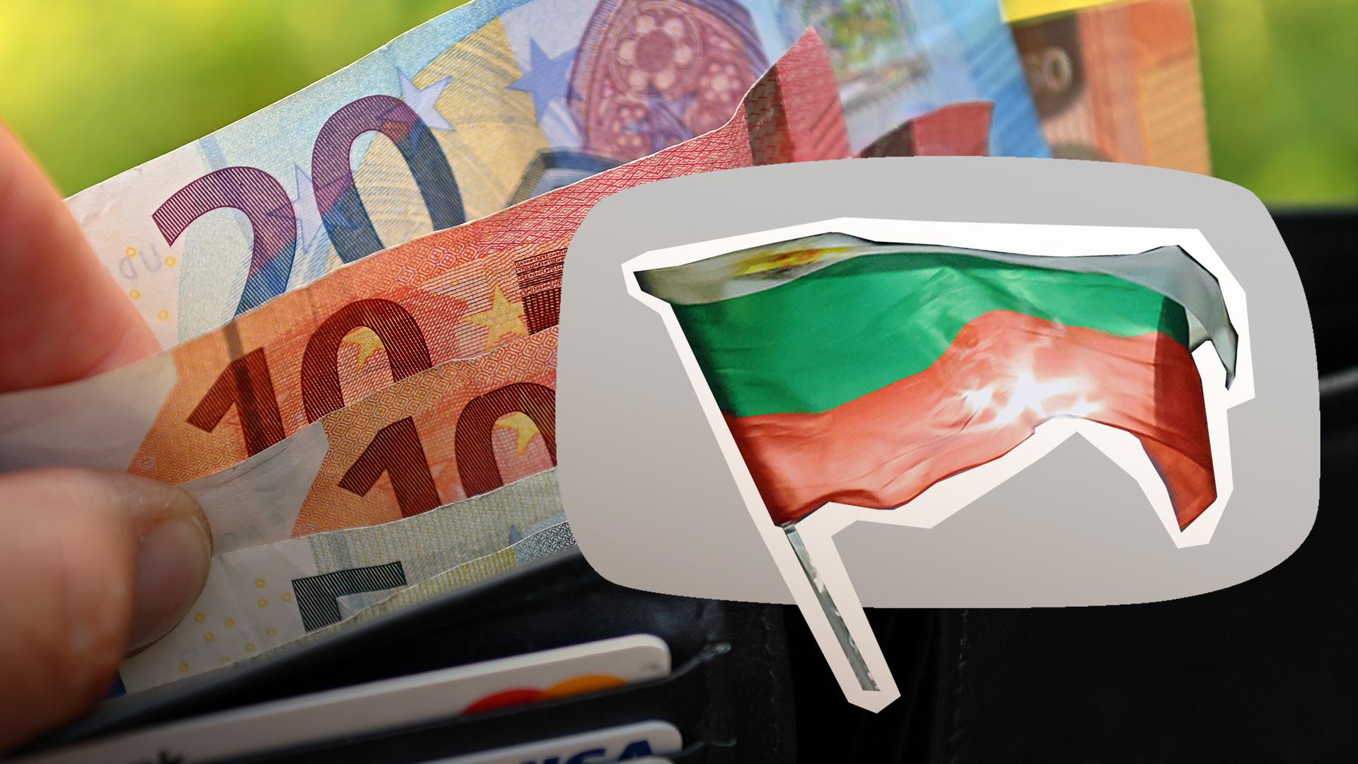 Euro; Bulgarische Flagge