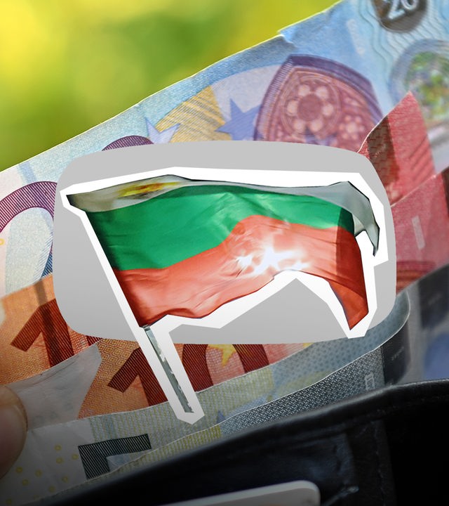Euro; Bulgarische Flagge