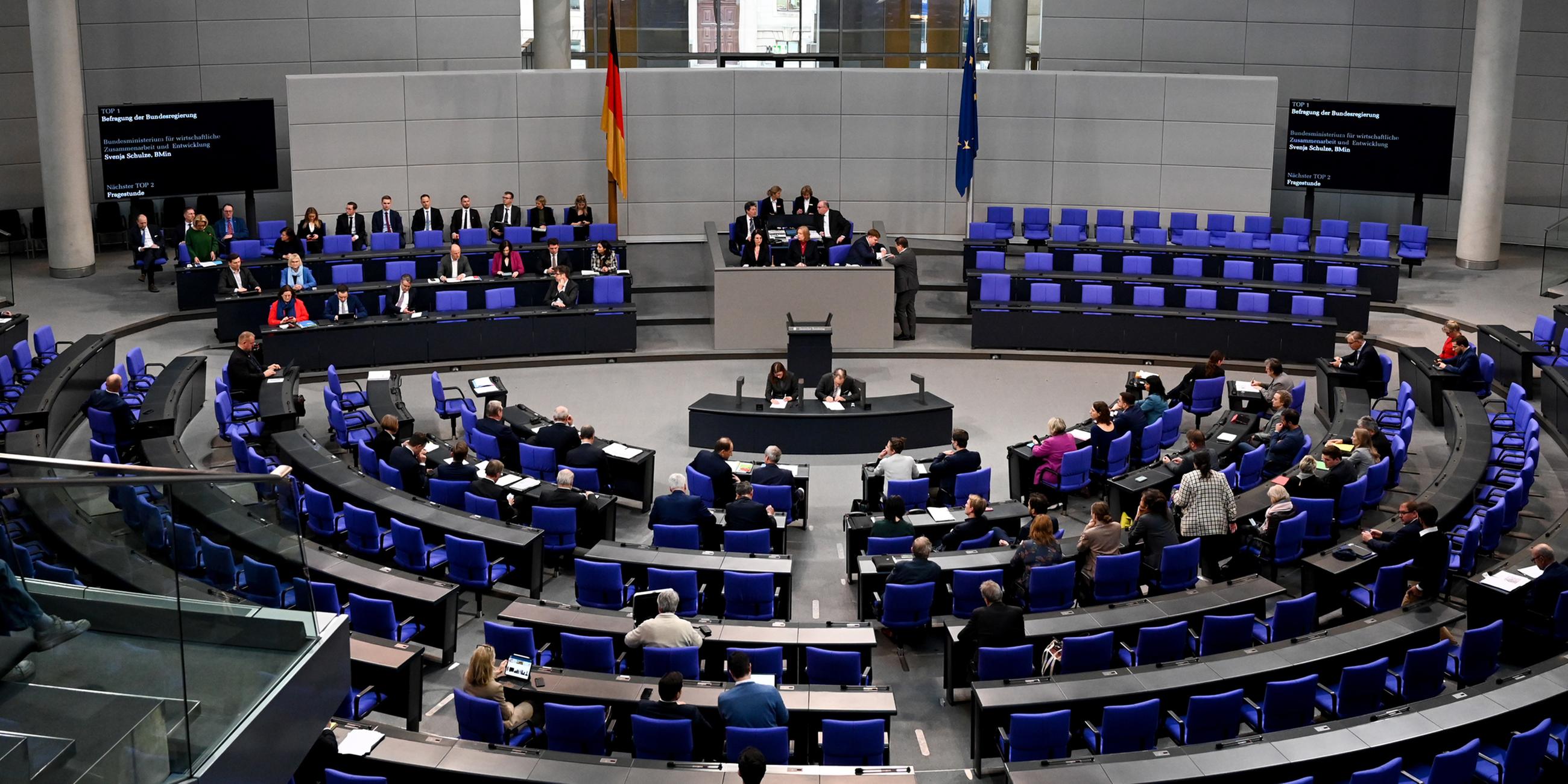 Der Bundestag am 18.01.2023 in Berlin