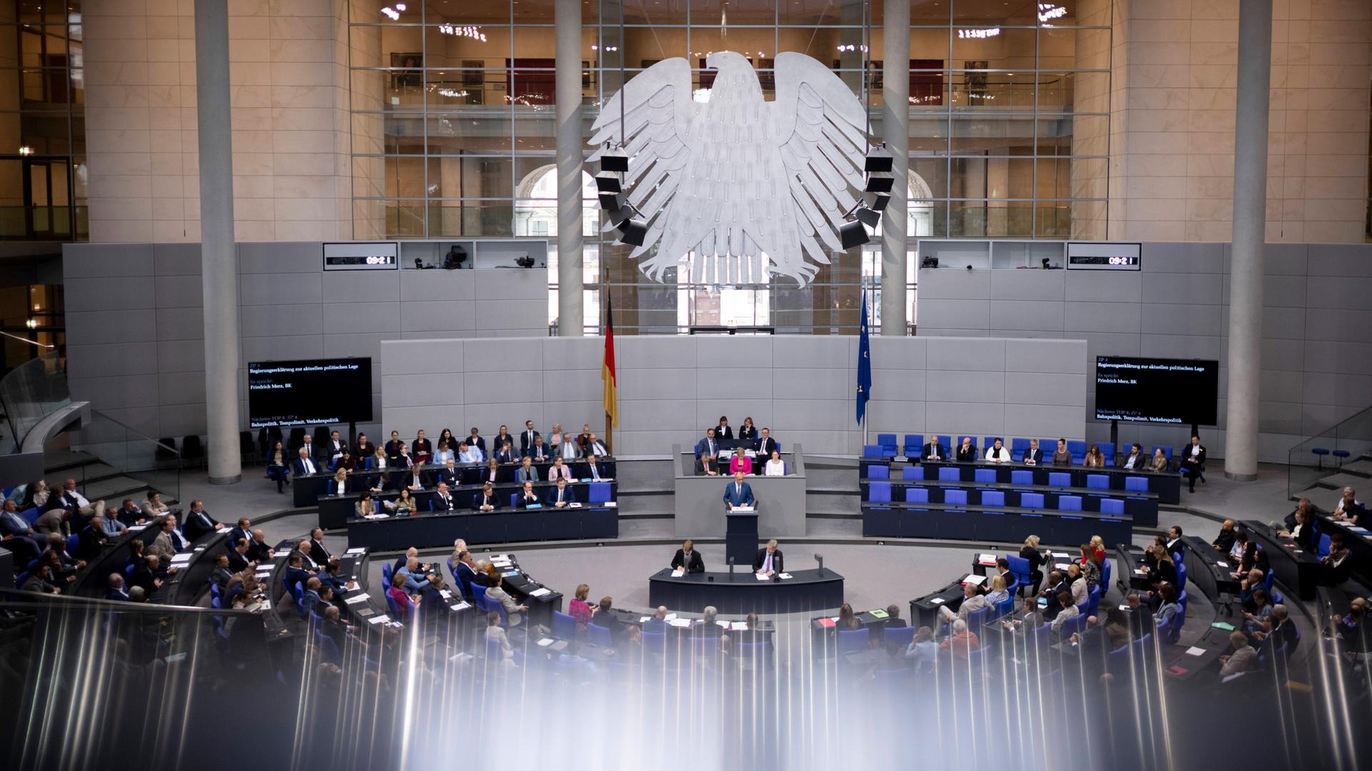 Plenarsaal des Deutschen Bundestags. (Archiv)