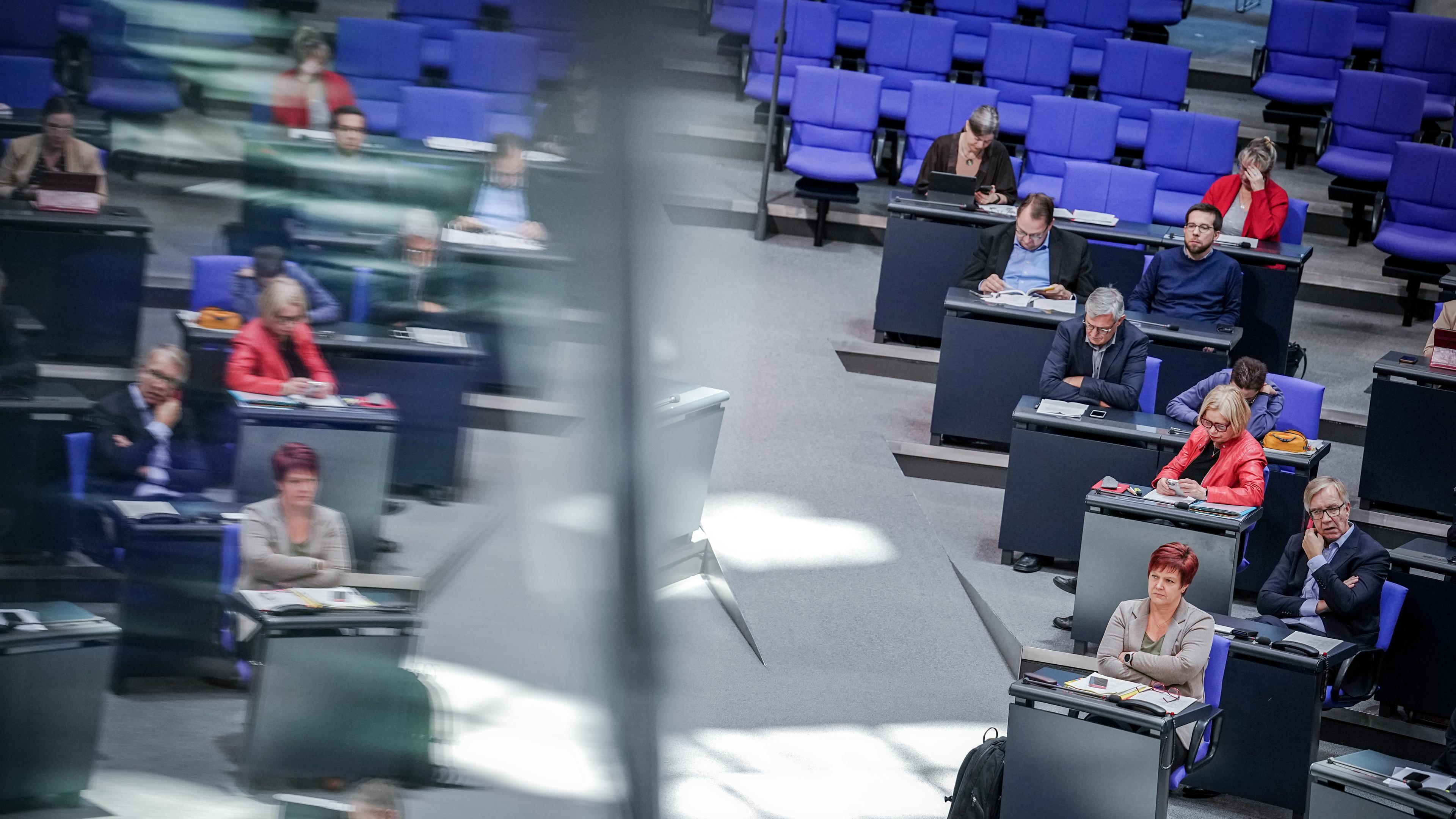 Die Linke Fraktion im Bundestag, aufgenommen am 01.12.2023