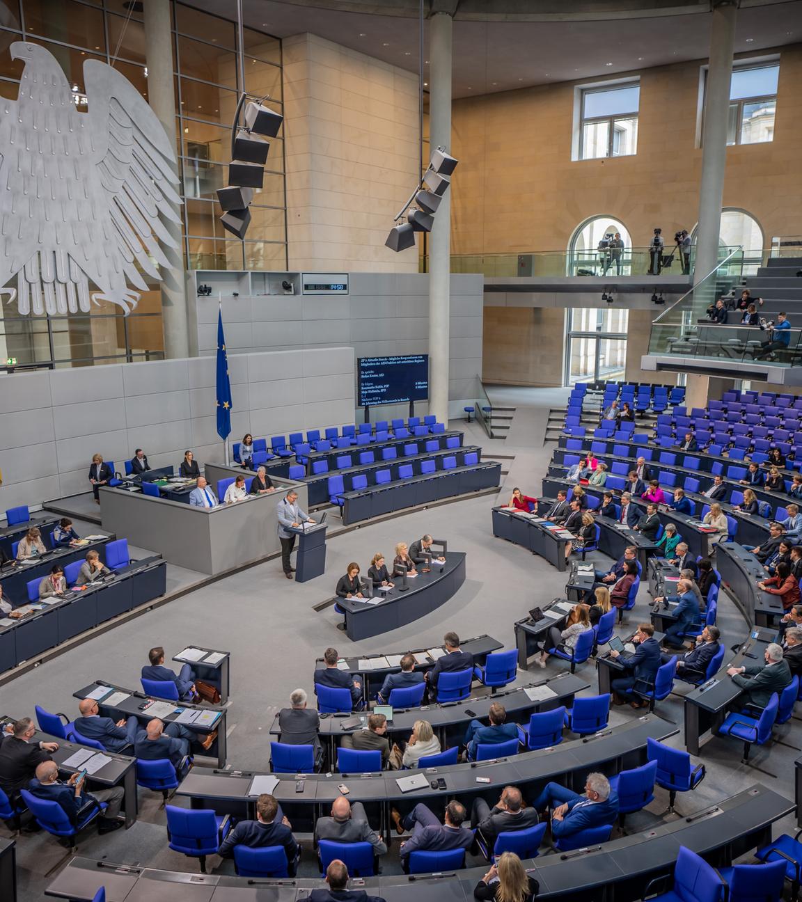 Bundestag, Plänarsaal