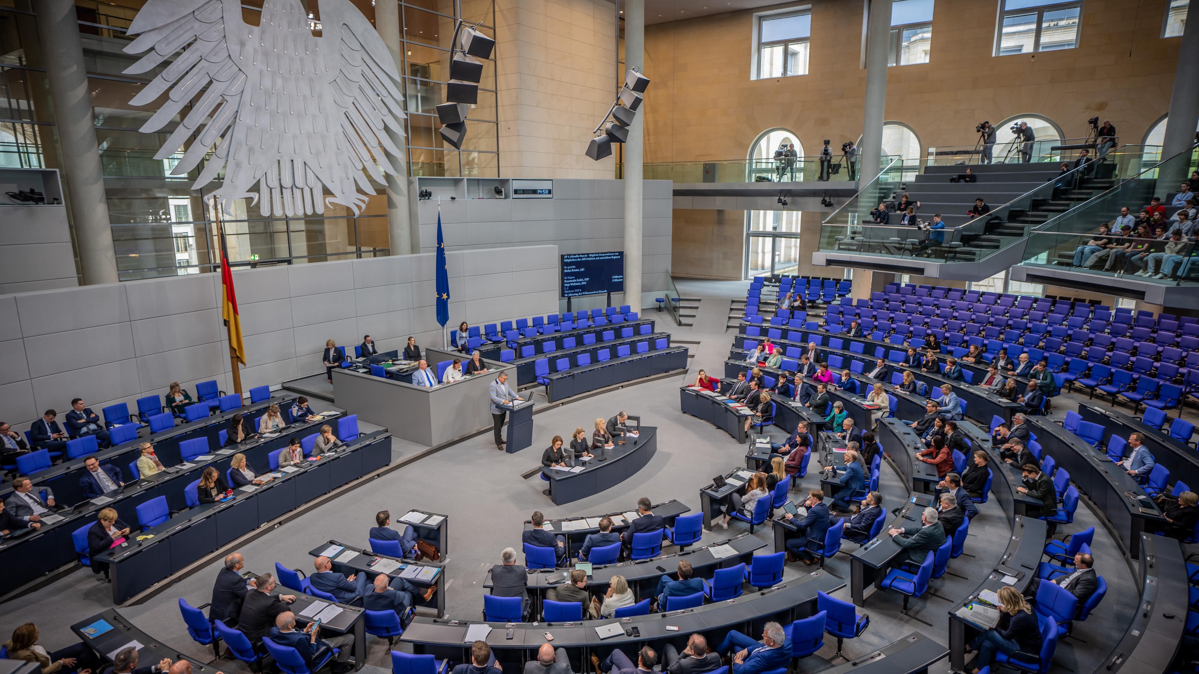 Bundestag, Plänarsaal
