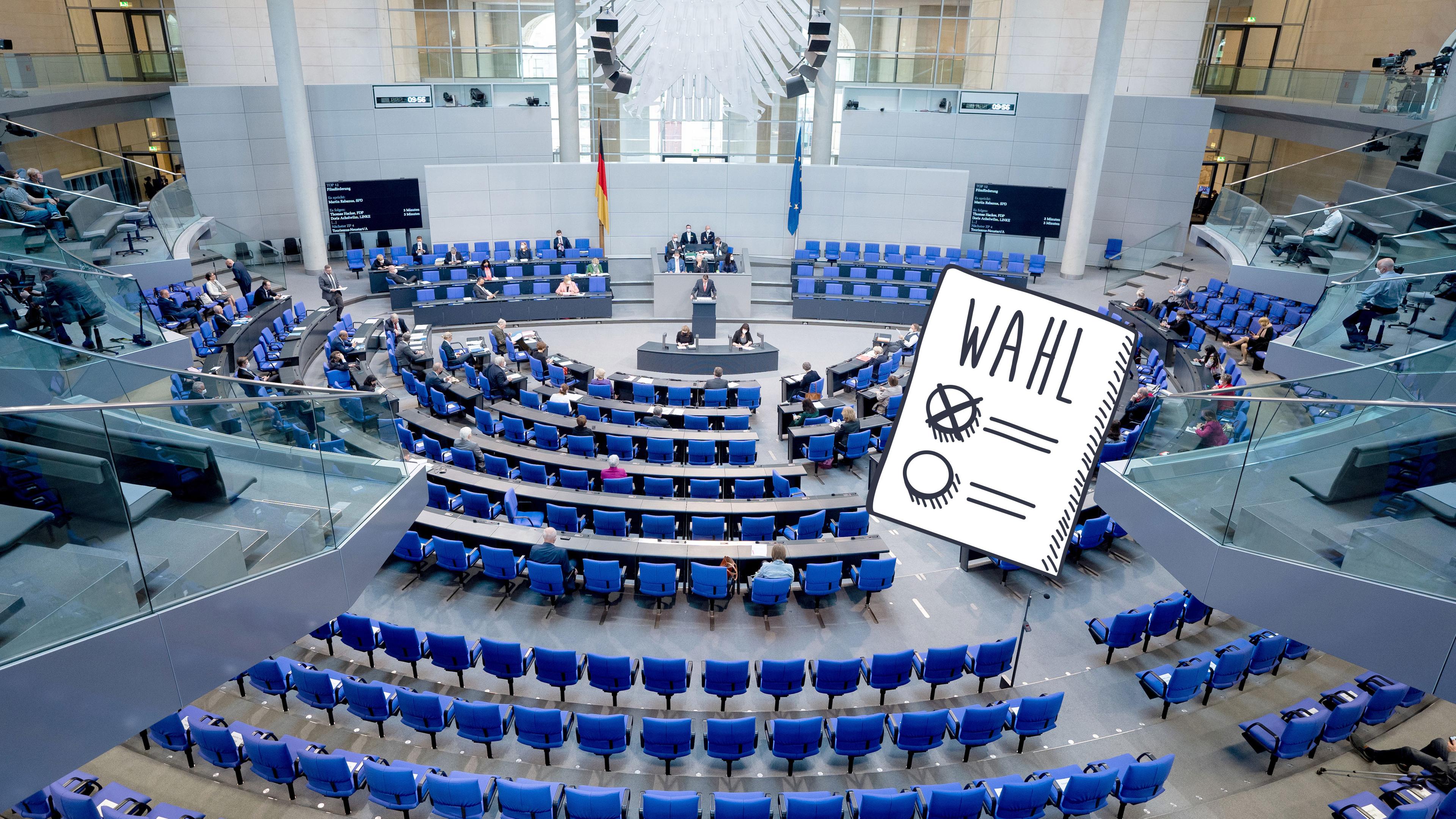 Bundestag Wahlen logo!