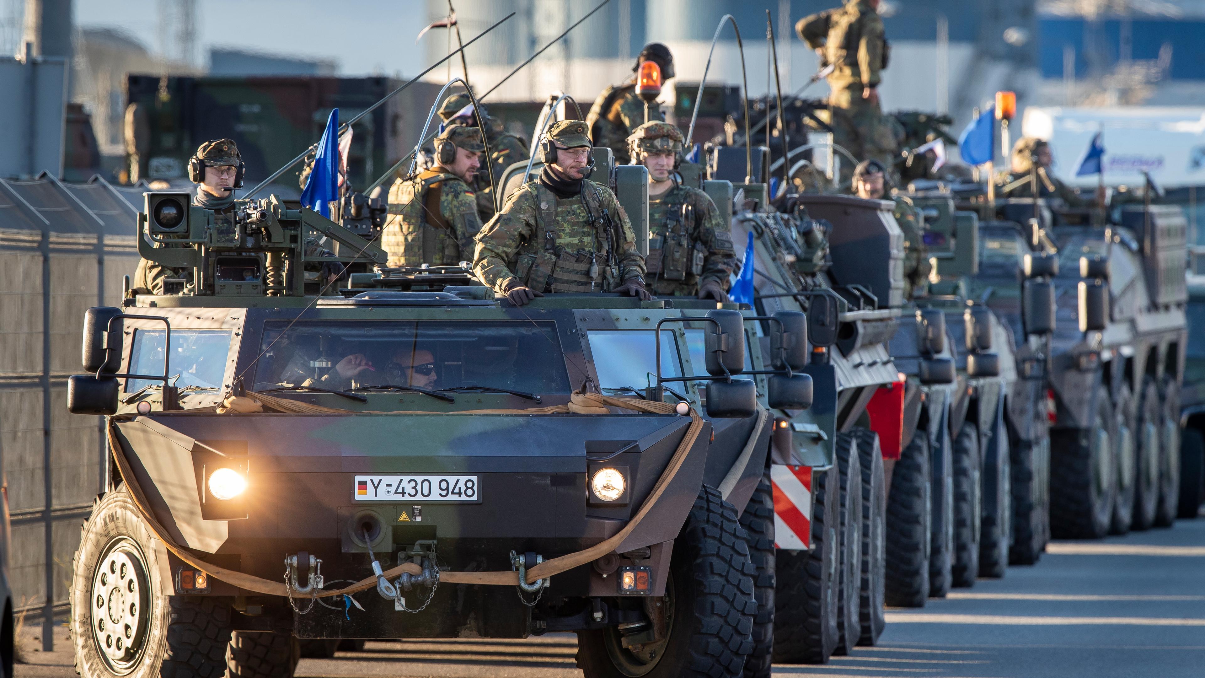 Bundeswehrsoldaten in Litauen