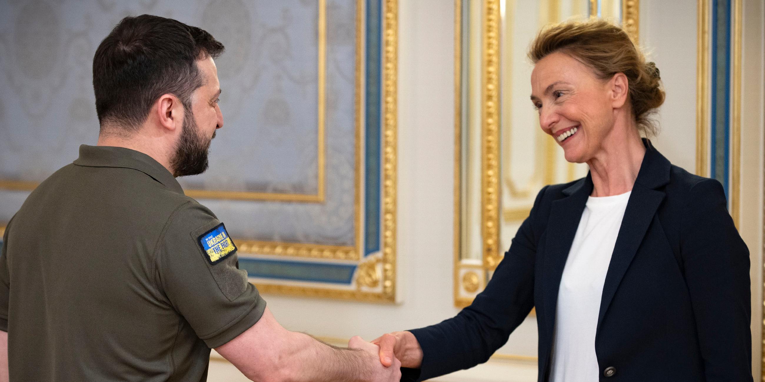 Präsident Selenskyj trifft  Marija Pejcinovic Buric