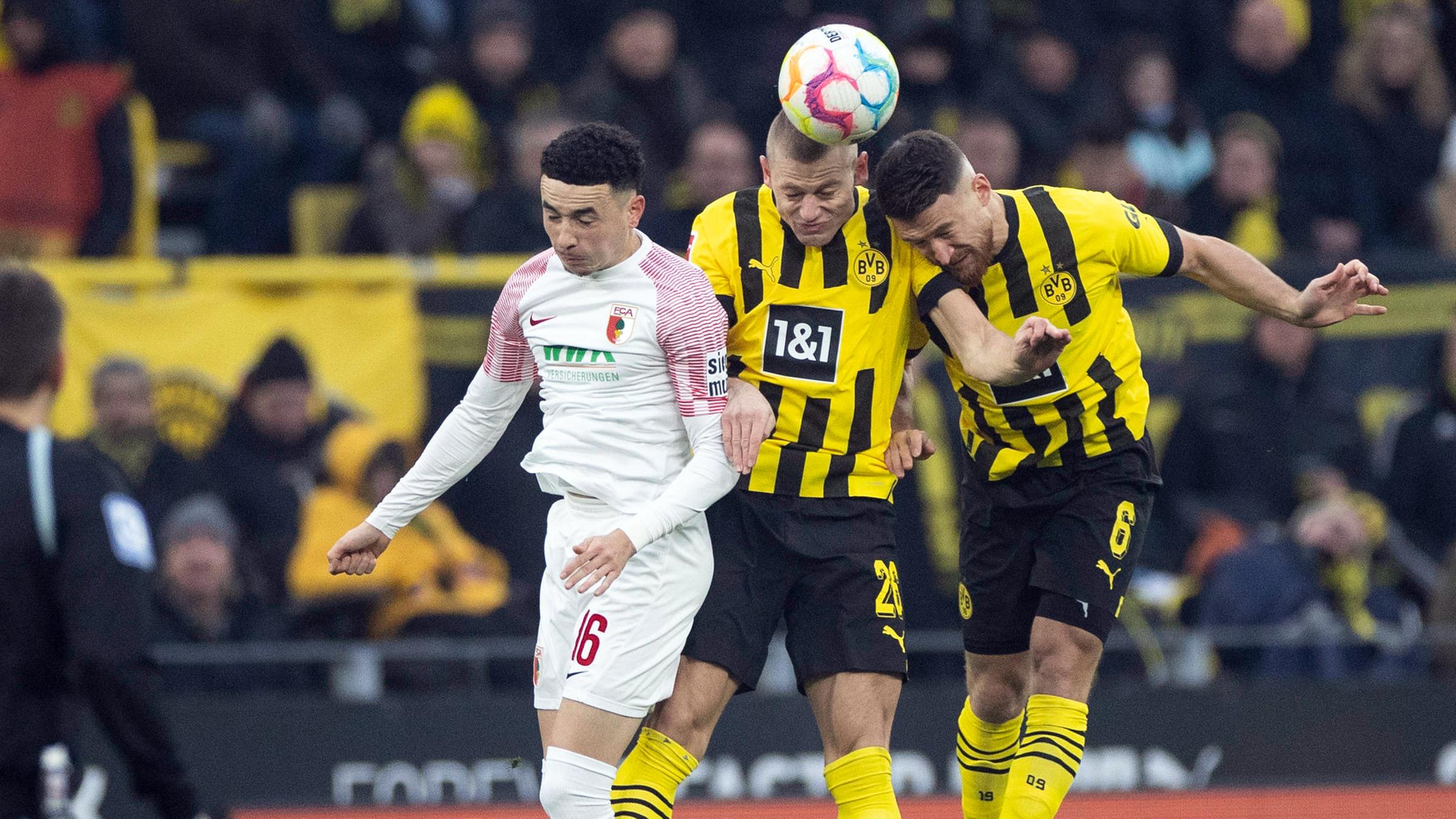 Fußball-Bundesliga BVB gelingt wilder Sieg gegen Augsburg