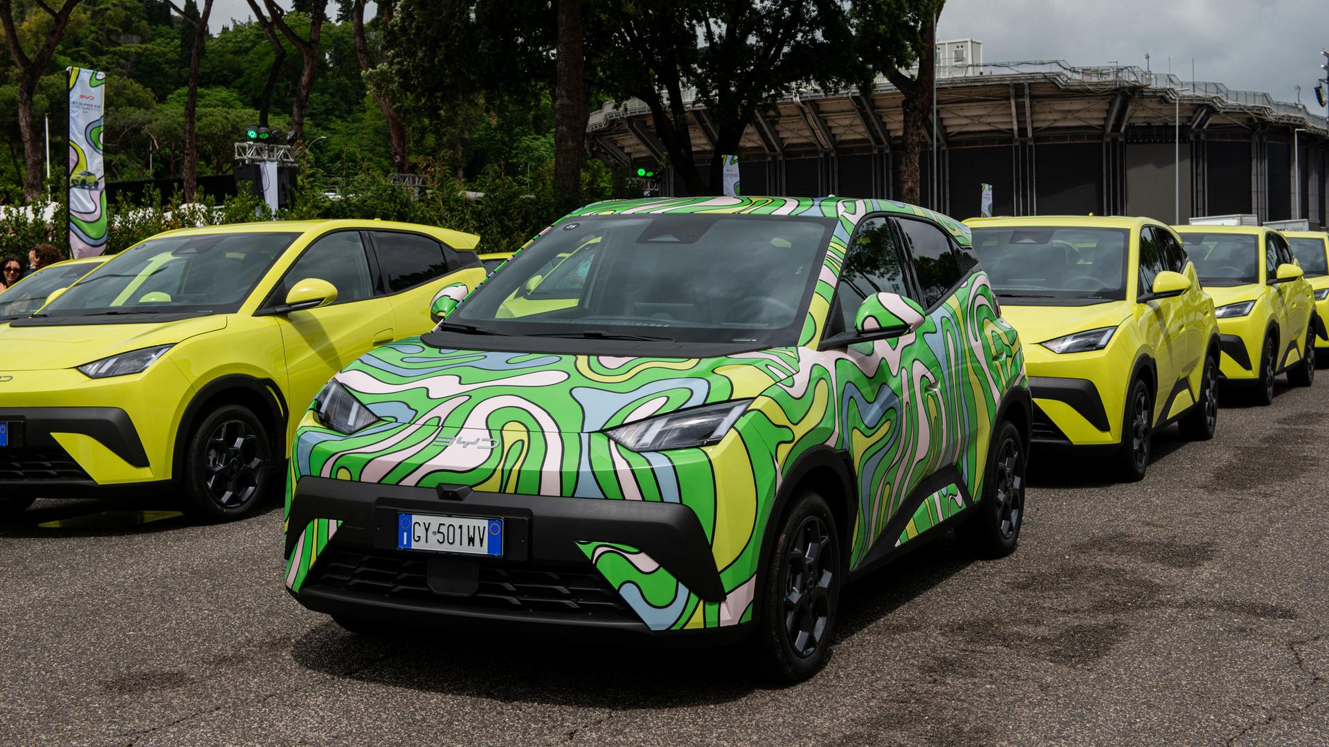  E-Kleinwagen der Firma BYD aus China