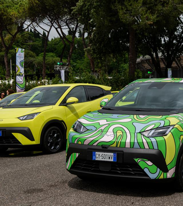  E-Kleinwagen der Firma BYD aus China