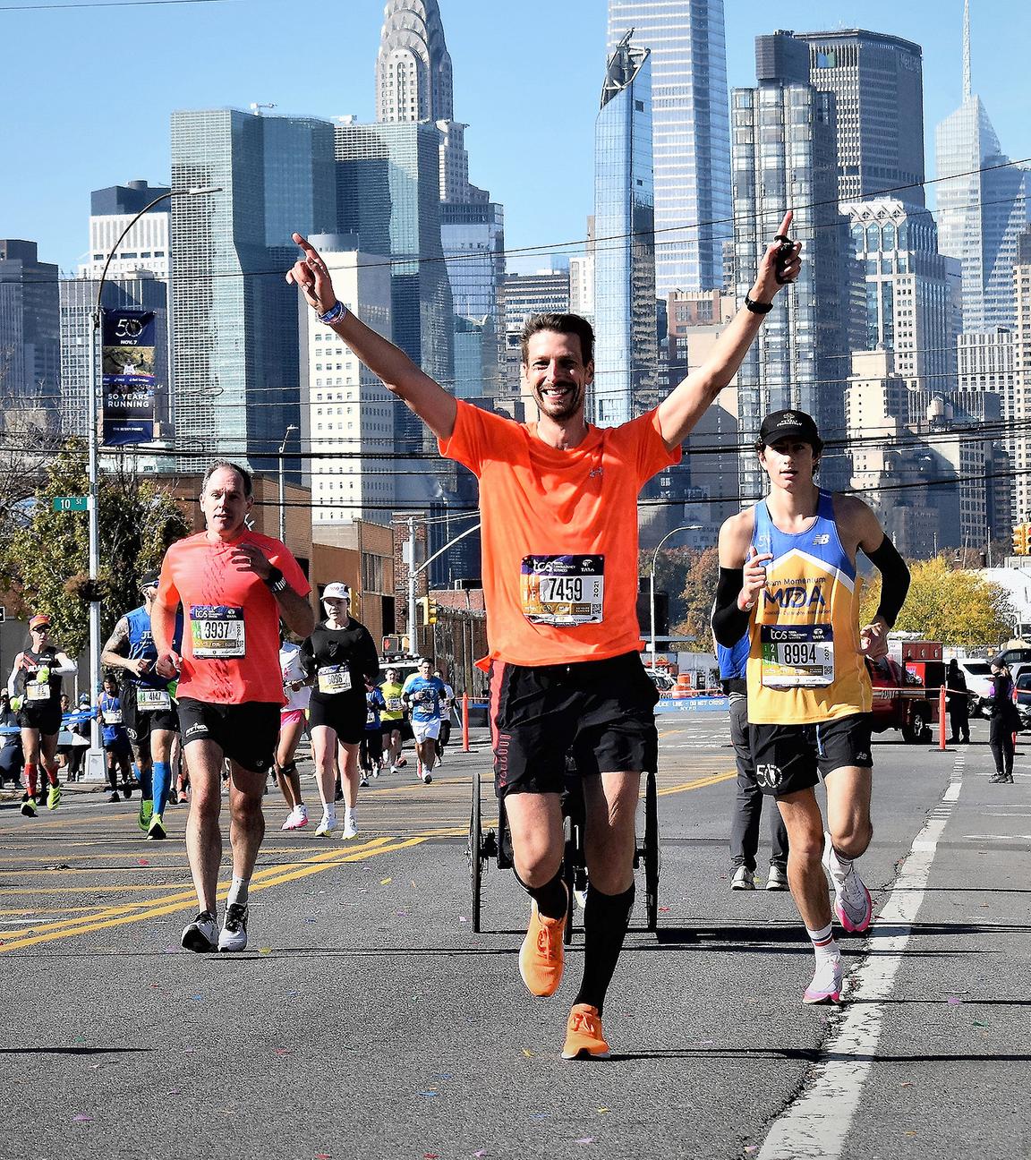 Carsten Behrendt beim New York Marathon 2021