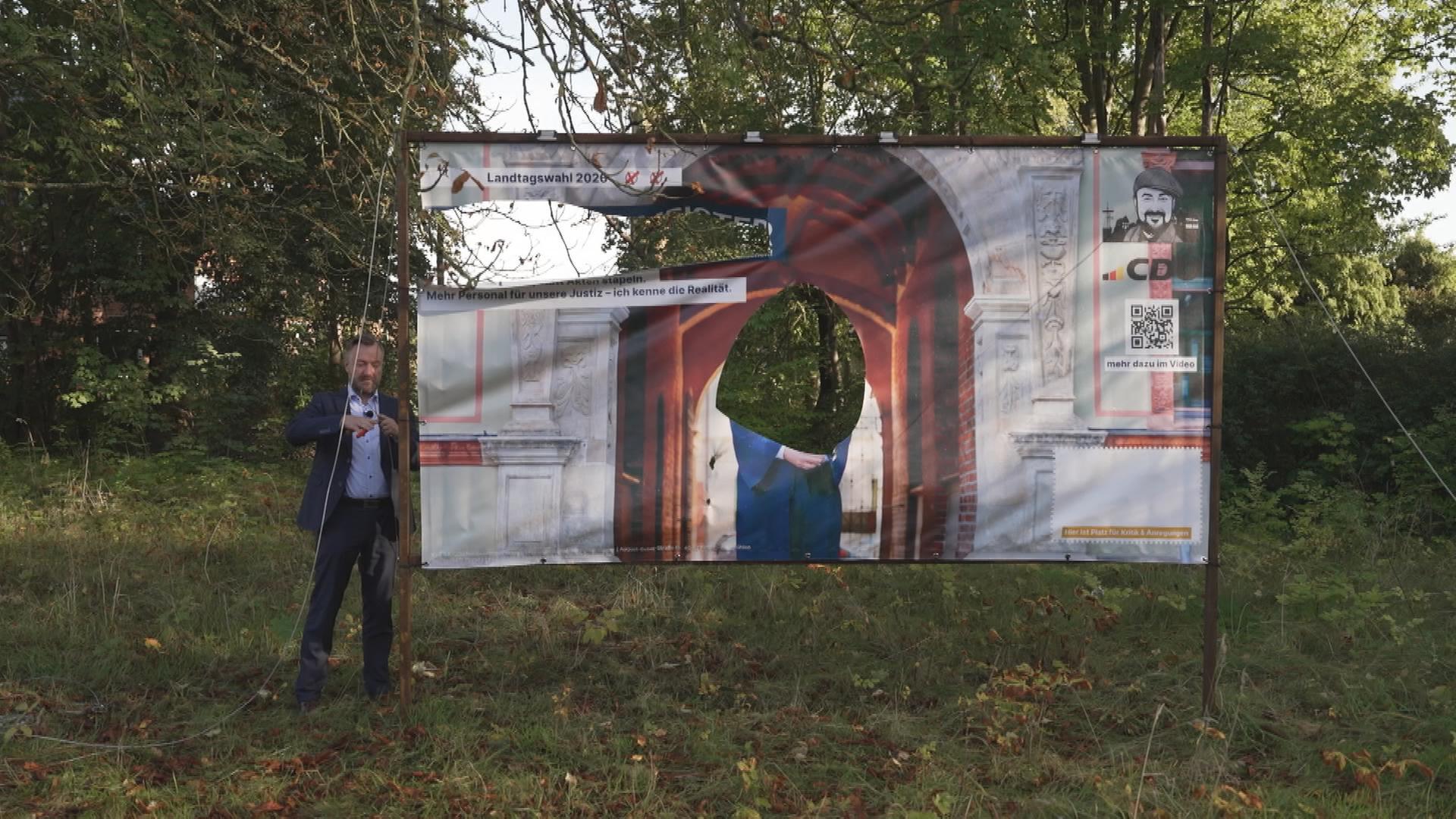CDU-Plakat in Mecklenburg-Vorpommern