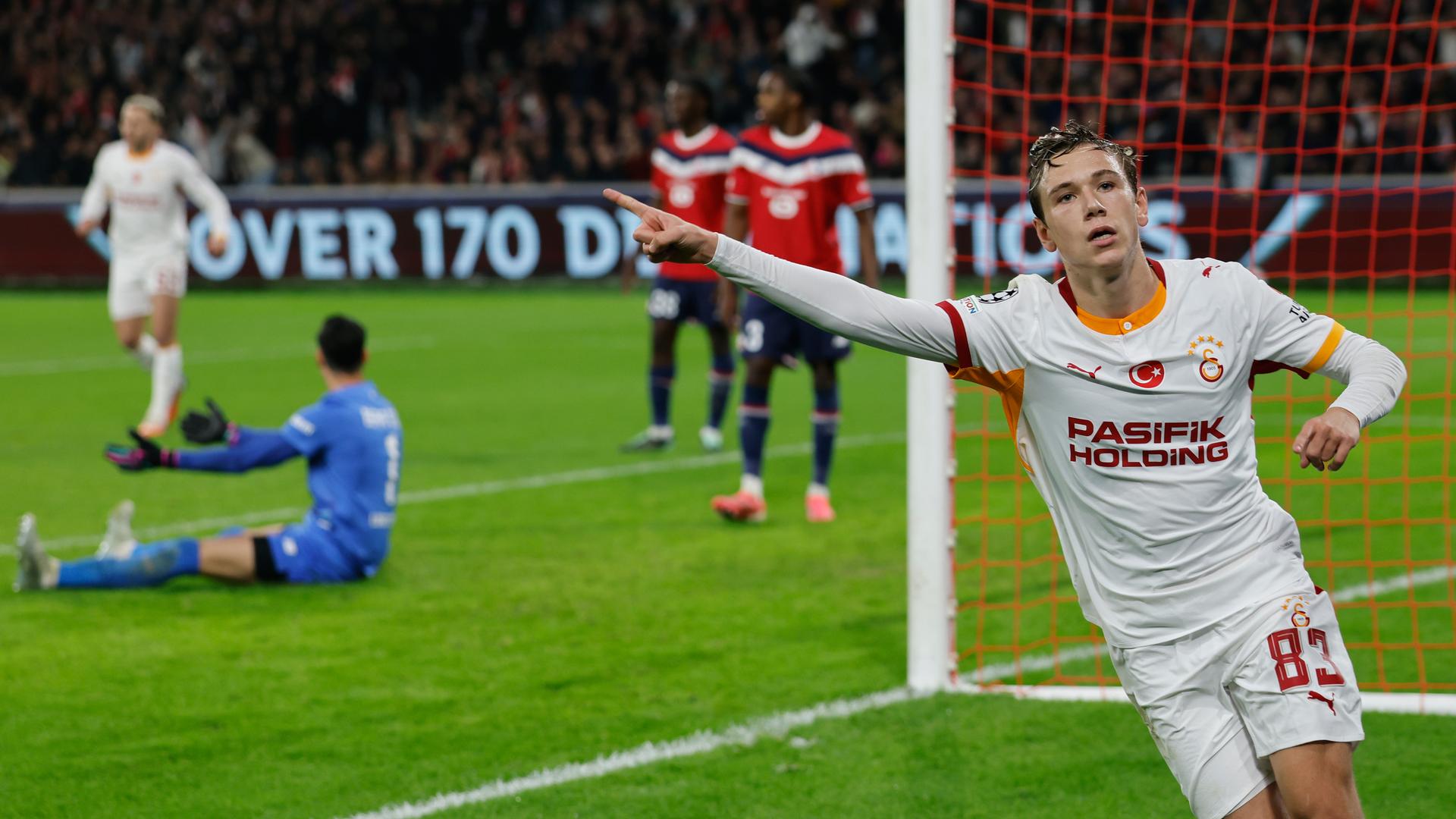 Fußball: OSC Lille gegen Galatasaray Istanbul in der Champions League.