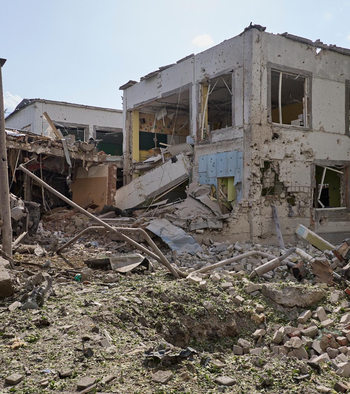 Zerstörung in Charkiw.