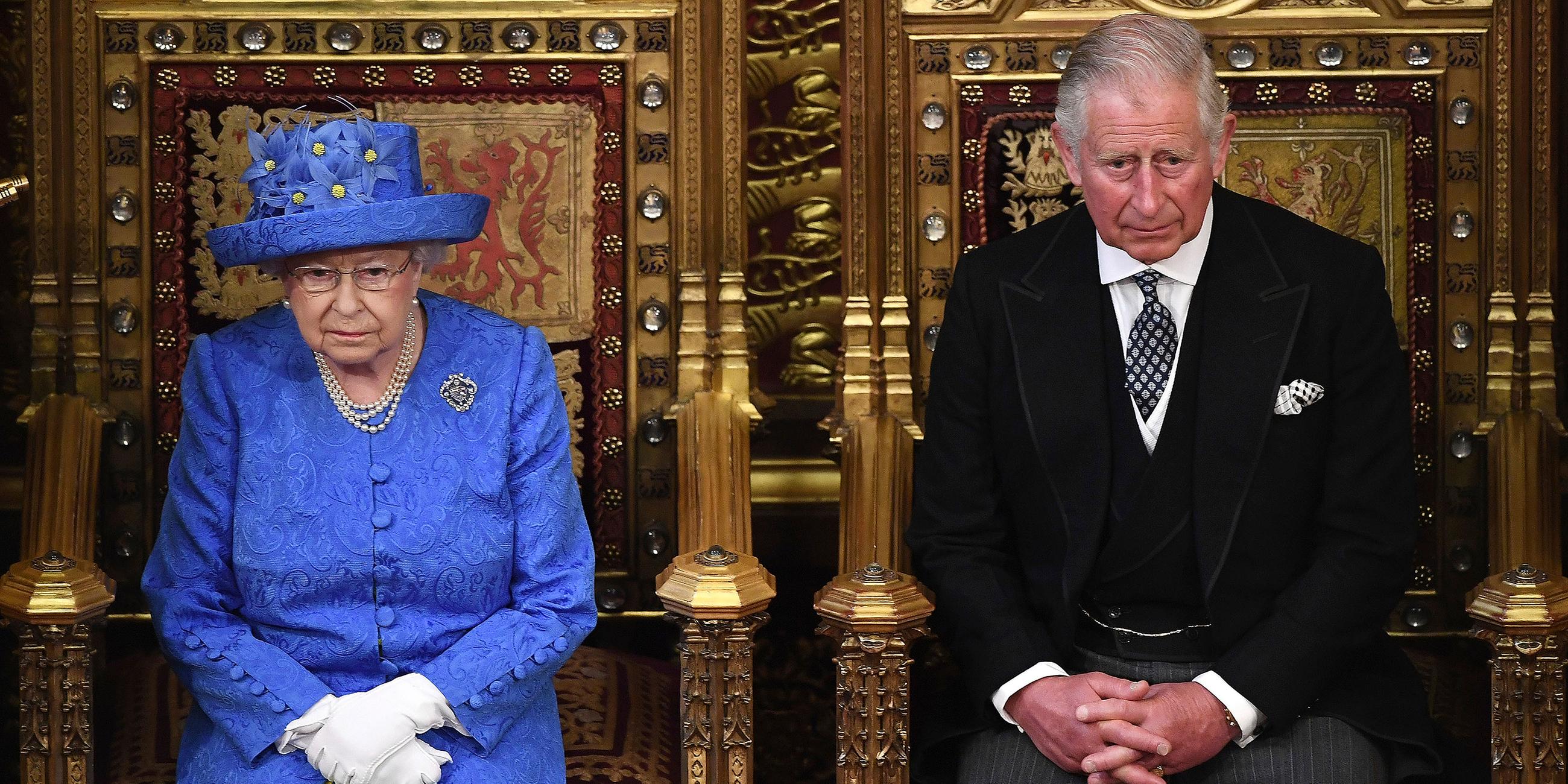 Prinz Charles und Elizabeth II.