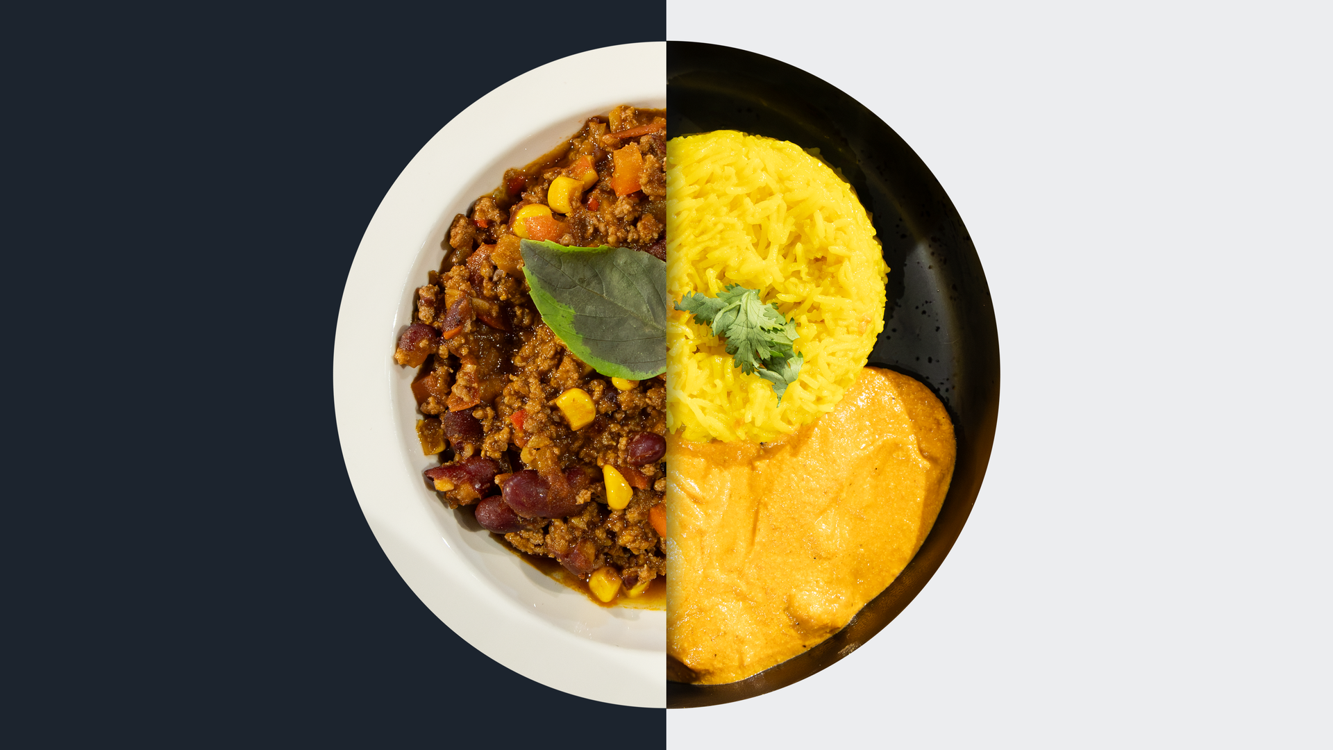 Chili con carne vs. Butter Chicken