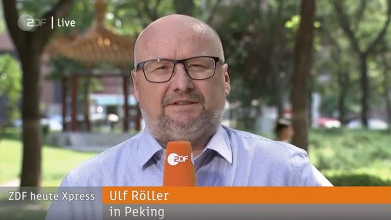 Ulf Röller, Leiter des ZDF-Ostasien-Studios in Peking