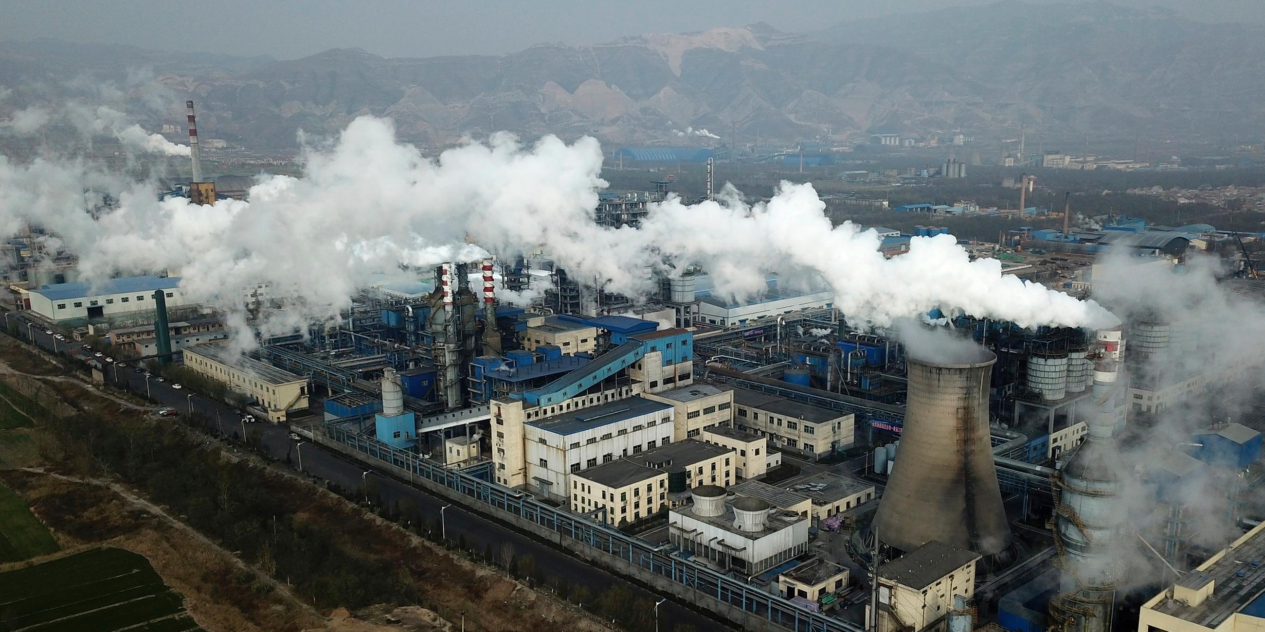 Kohlekraftwerk in China - Archivbild