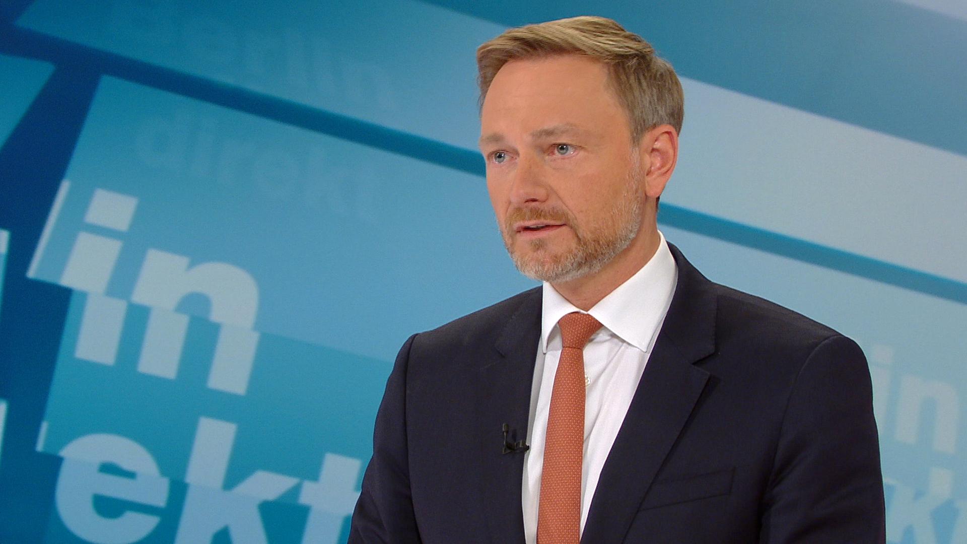 Christian Lindner bei Berlin direkt am 28.11.2021.