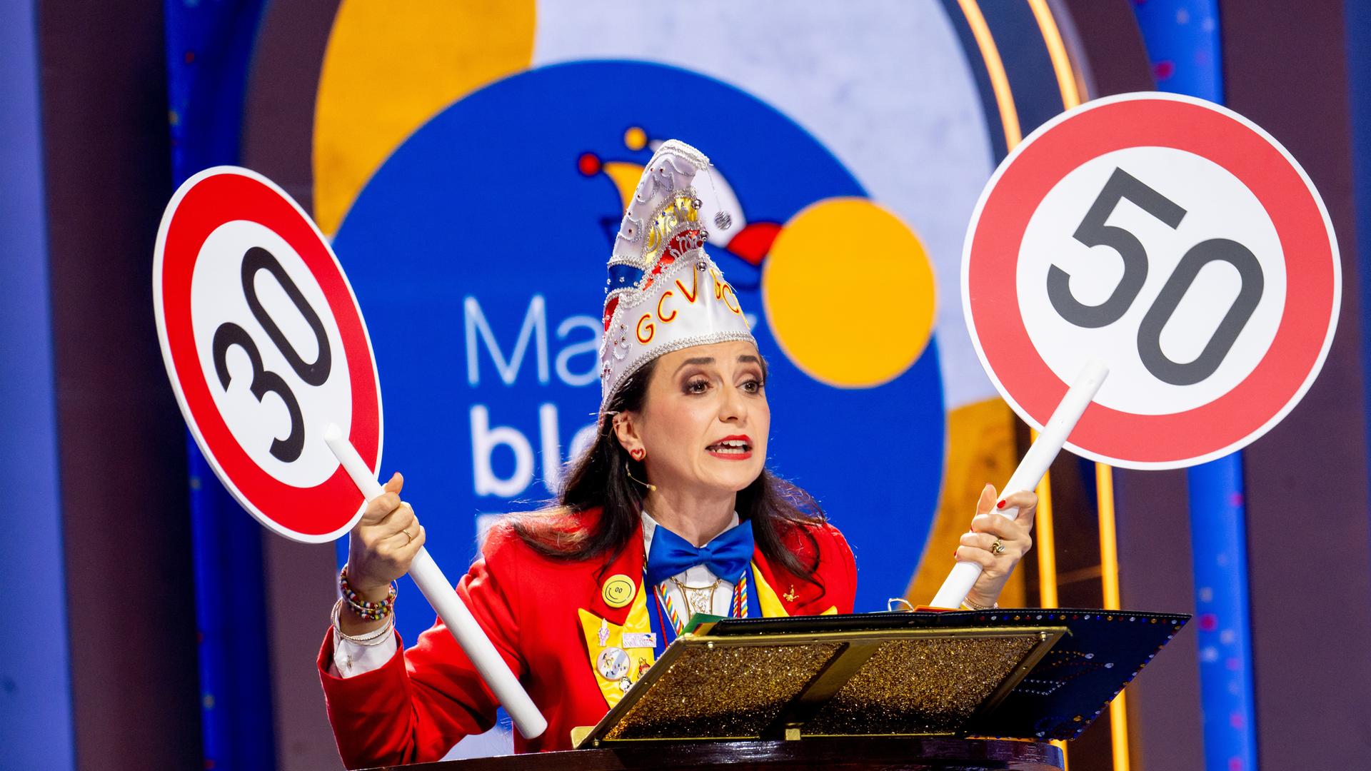 Christina Grom bei "Mainz bleibt Mainz, wie es singt und lacht"